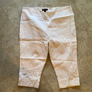 INC white Bermuda shorts